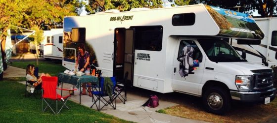 california RV road trip